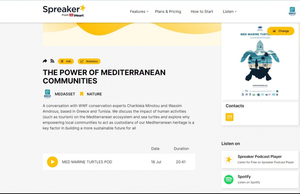 MED MARINE TURTLES POD: THE POWER OF MEDITERRANEAN COMMUNITIES